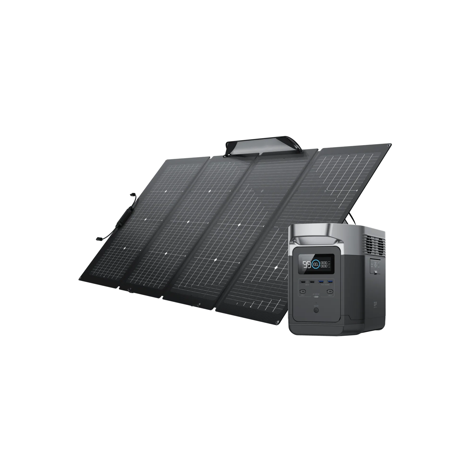 EcoFlow DELTA Portable Power Station (1300) with 400W Solar Panel (PV400W)
