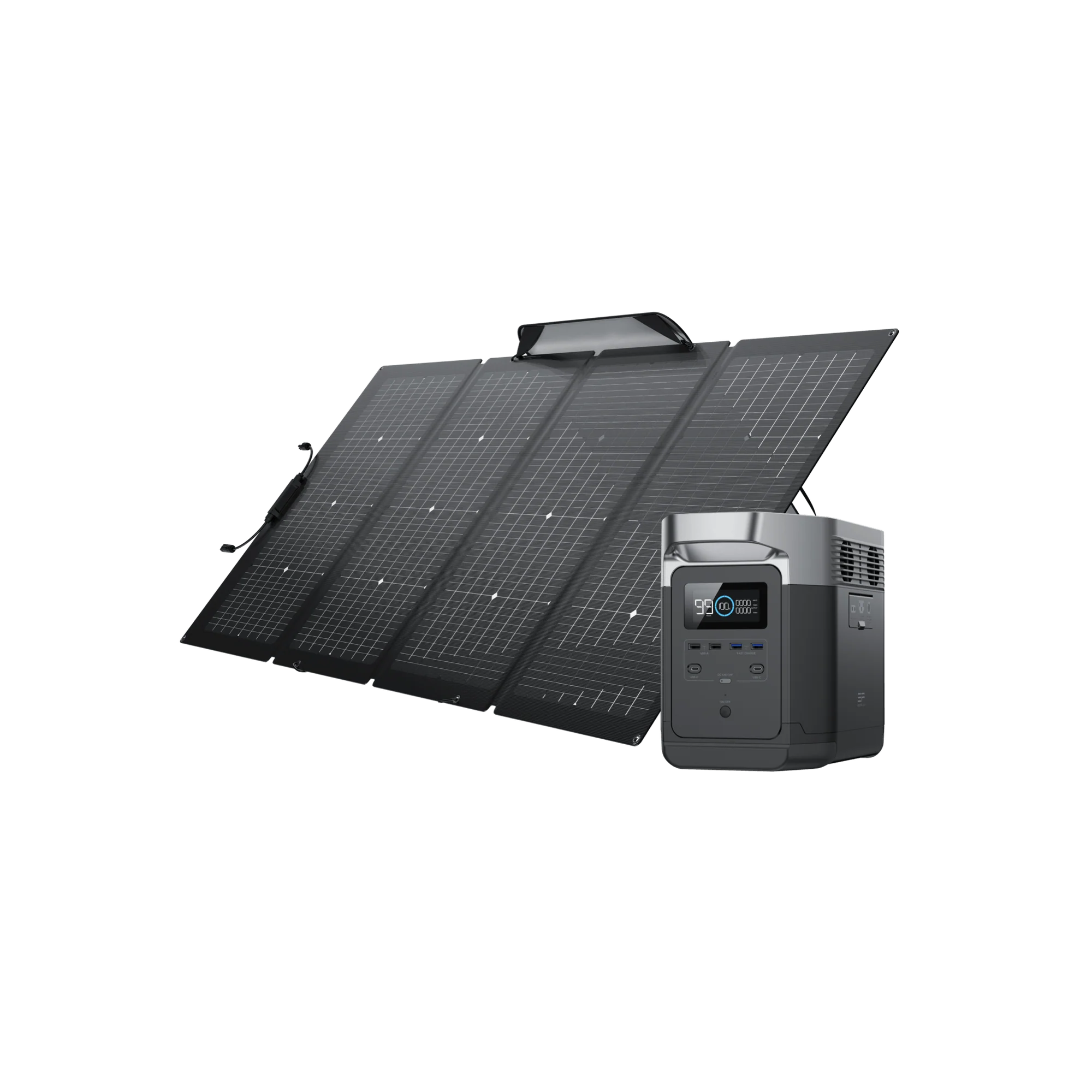 EcoFlow DELTA Portable Power Station (1300) with 220W Solar Panel (PV220W)
