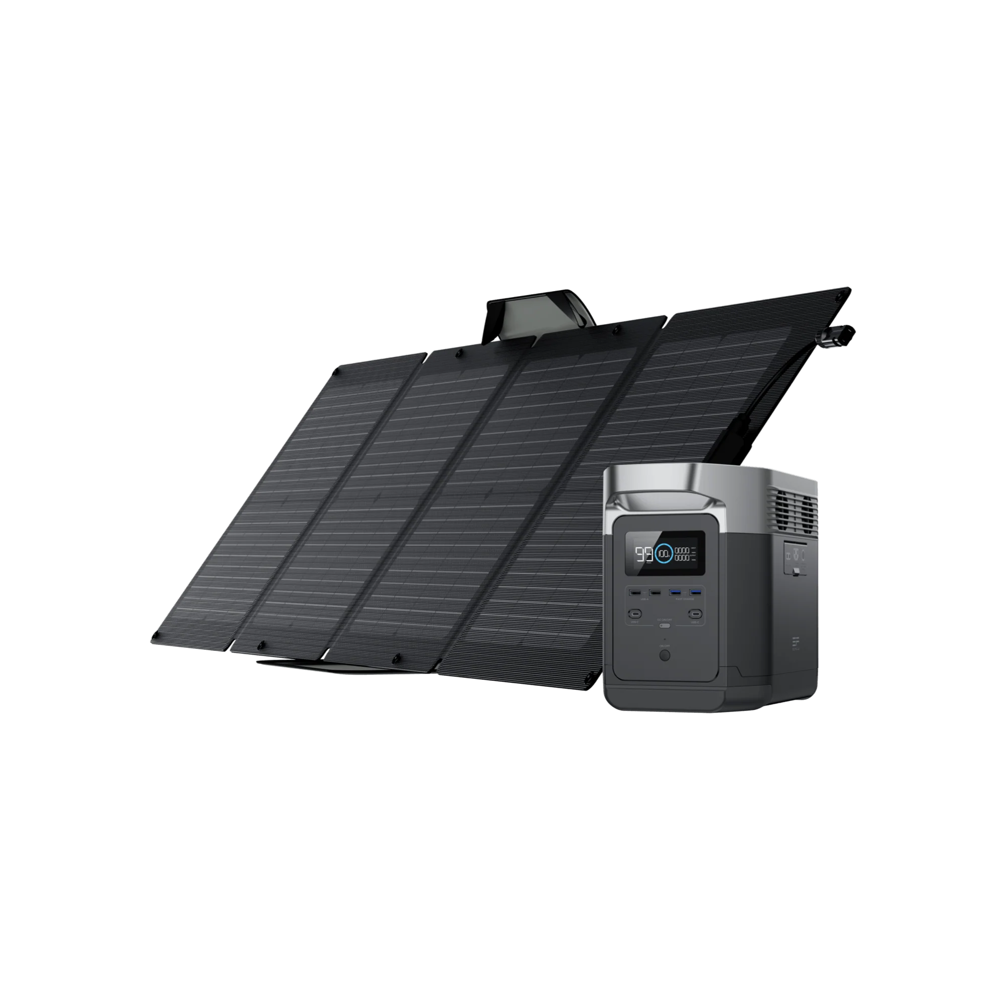 EcoFlow DELTA Portable Power Station (1300) with 110W Solar Panel (PV110W)