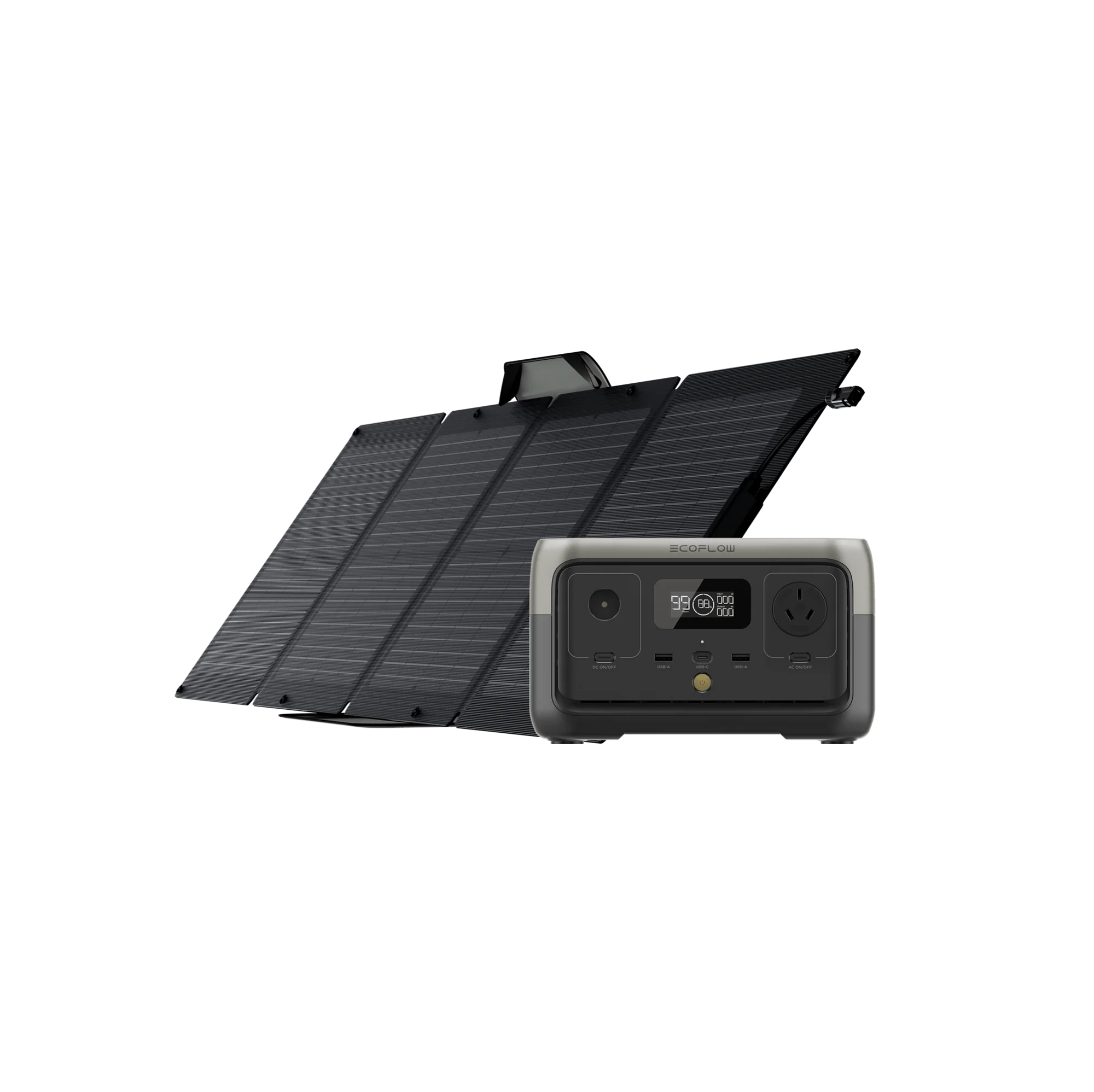 EcoFlow RIVER 2 Portable Power Station with 110W Solar Panel (PV110W)