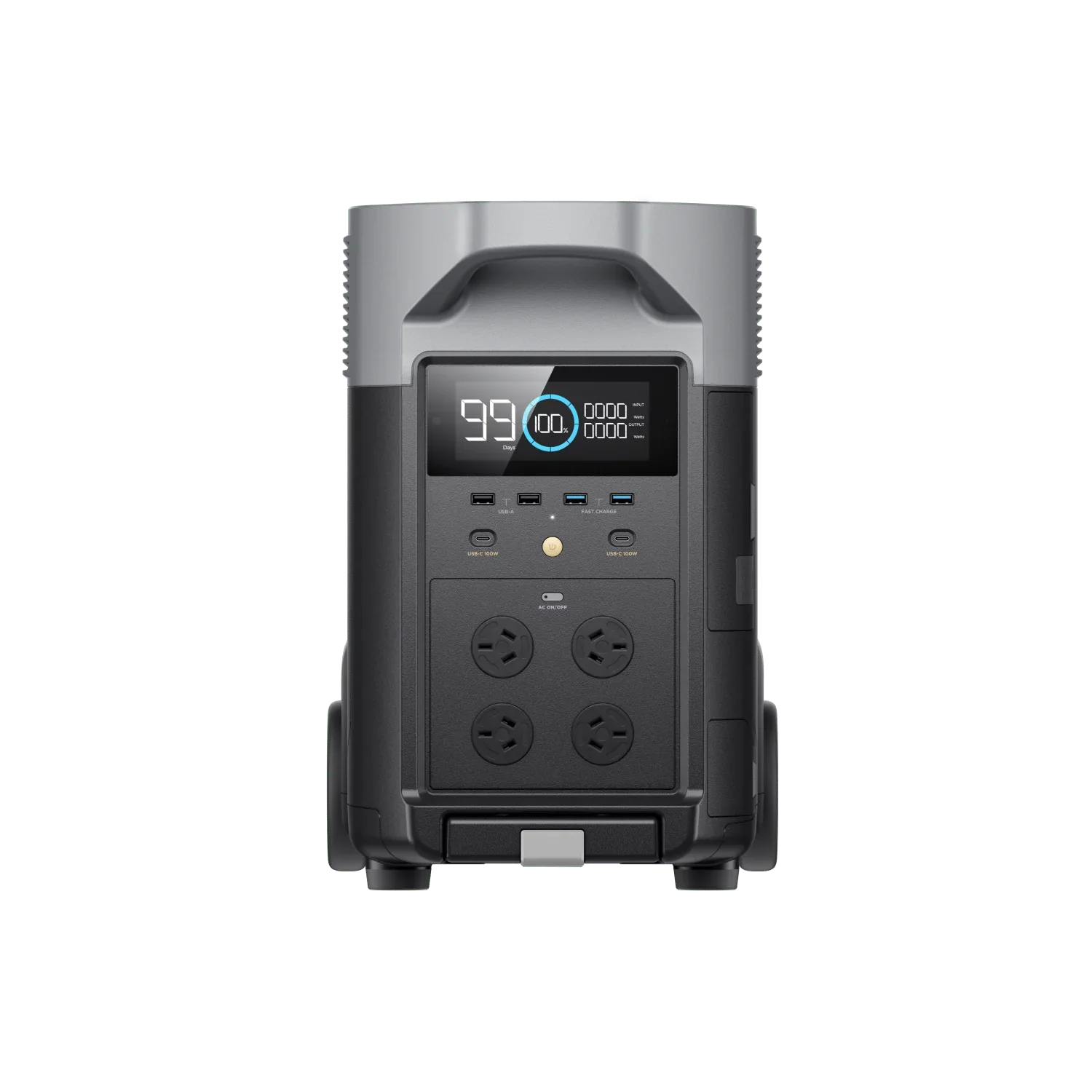 EcoFlow DELTA Pro Portable Power Station + WAVE + Adapter + DM Extra Battery Cable
