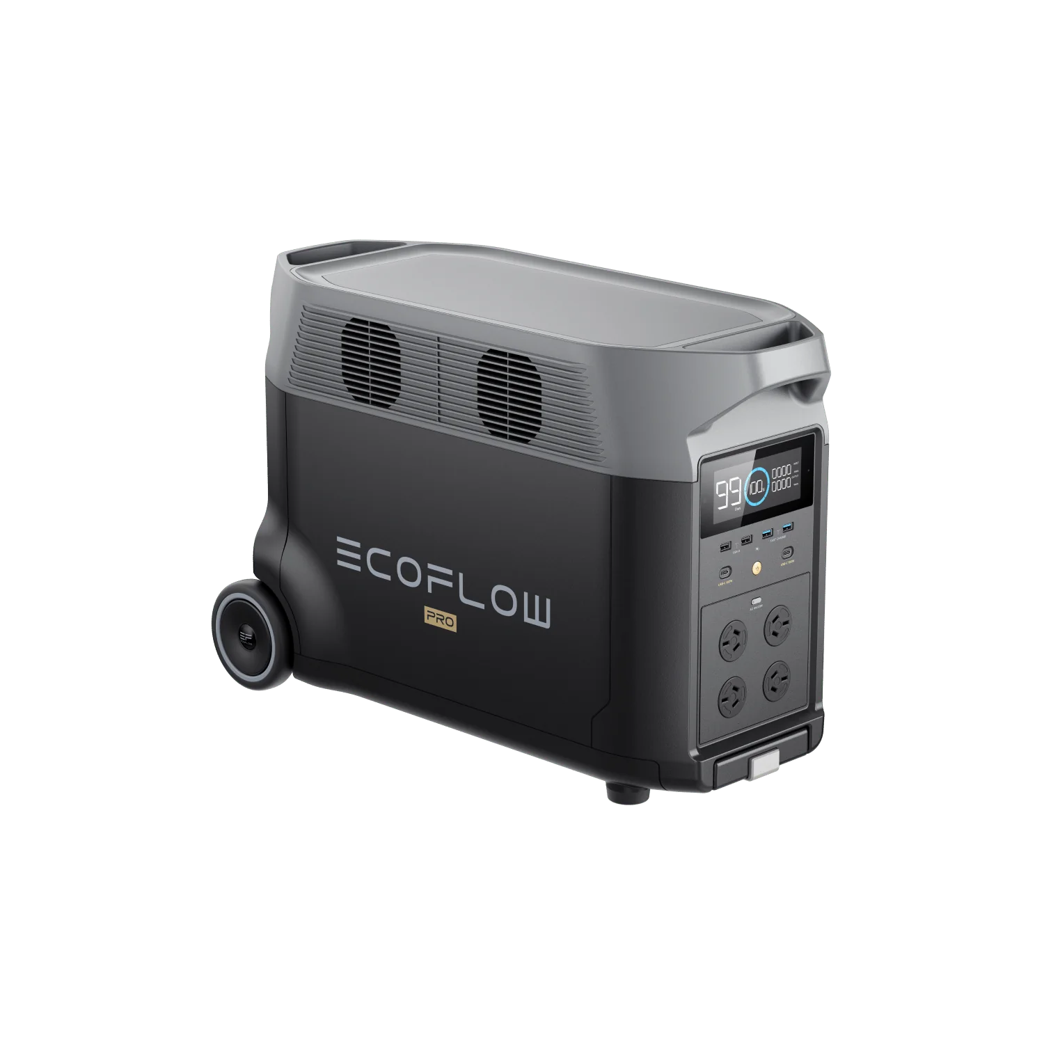 EcoFlow DELTA Pro Portable Power Station + Smart Generator + Adapter