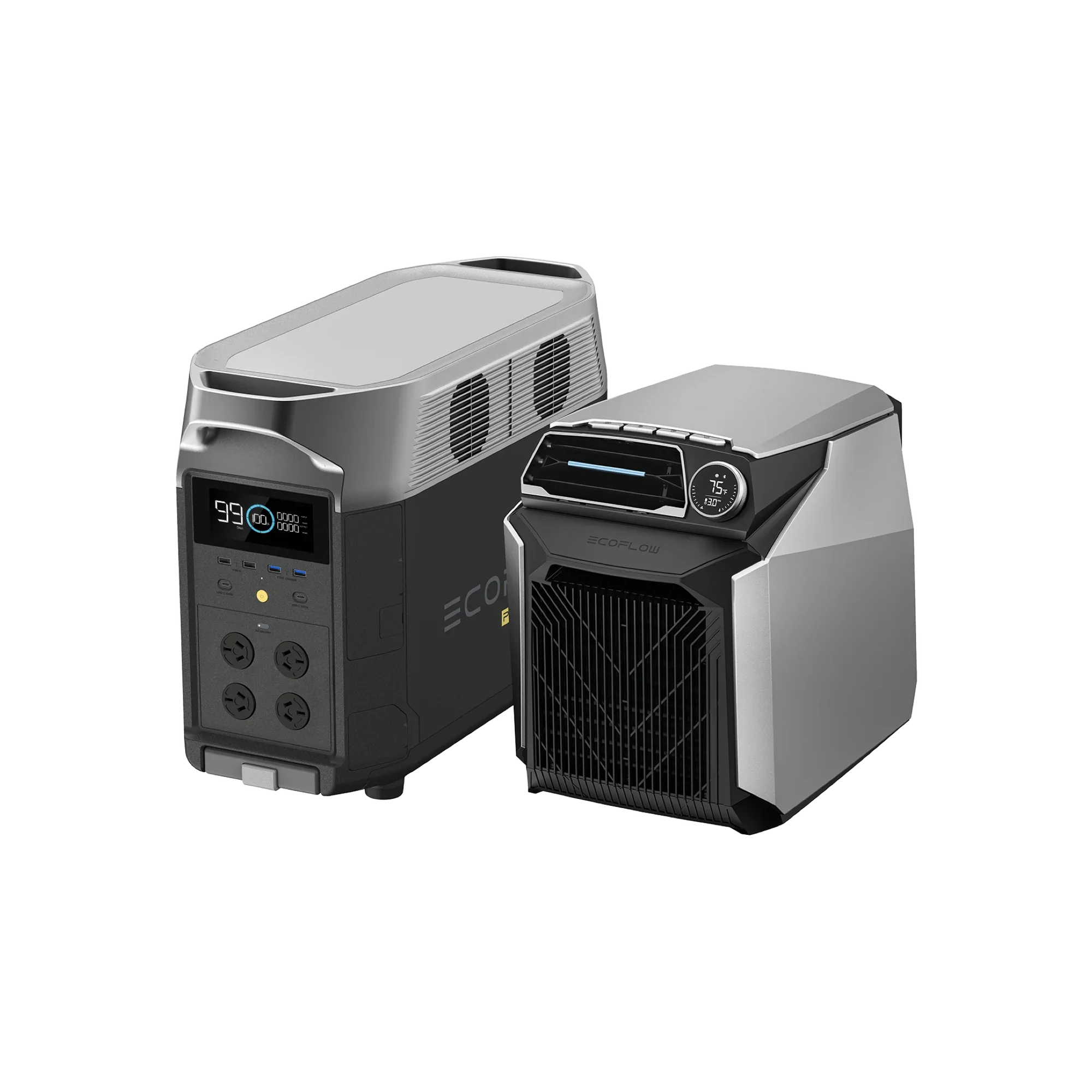 EcoFlow DELTA Pro Portable Power Station + Smart Generator + Adapter