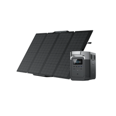 EcoFlow DELTA Portable Power Station (1300) with 160W Solar Panel (PV160W)