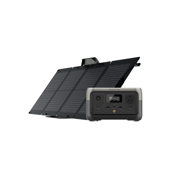 EcoFlow RIVER 2 Portable Power Station with 110W Solar Panel (PV110W)